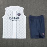 25-26 PSG White Tank top and shorts suit