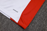 25-26 Ajax White Kids Half Pull Tracksuit #E25125(童装)(半拉链)