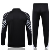 25-26 PSG Jordan Black Kids Half Pull Tracksuit #E25132(童装)(半拉链)
