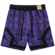C2510 AJ Purple Casual Short Pants #蛇纹紫