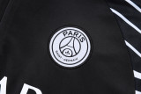 25-26 PSG Jordan Black Kids Half Pull Tracksuit #E25132(童装)(半拉链)
