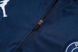 25-26 PSG Jordan Royal blue Kids Half Pull Tracksuit #E25154(童装)(半拉链)