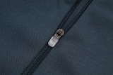 25-26 Bayern Dark gray Kids Half Pull Tracksuit #E25155(童装)(半拉链)