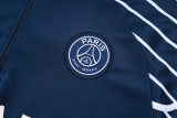 25-26 PSG Jordan Royal blue Kids Half Pull Tracksuit #E25154(童装)(半拉链)