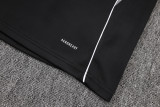 25-26 Germany Black Kids Half Pull Tracksuit #E25149(童装)(半拉链)