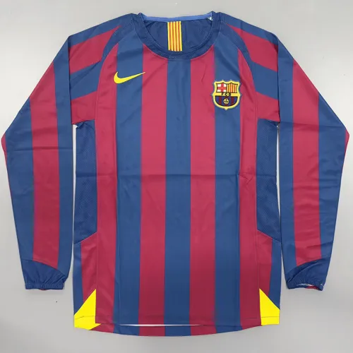 2005-2006 BAR Home Long Sleeve Retro Soccer Jersey