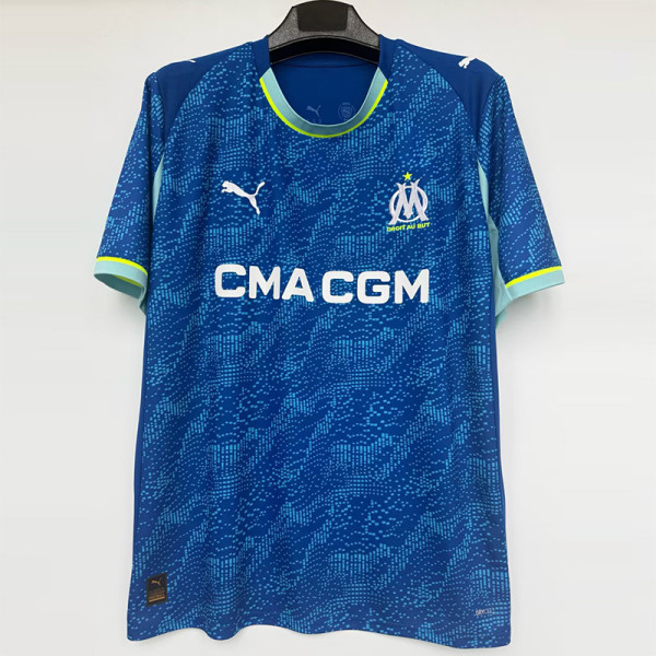 25-26 Marseille Third 1:1 Fans Soccer Jersey