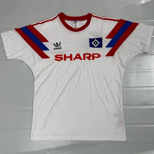 1990-1991 Hamburg SV Home Retro Soccer Jersey