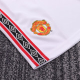 1998-1999 Man Utd White Kids Retro Soccer Jersey
