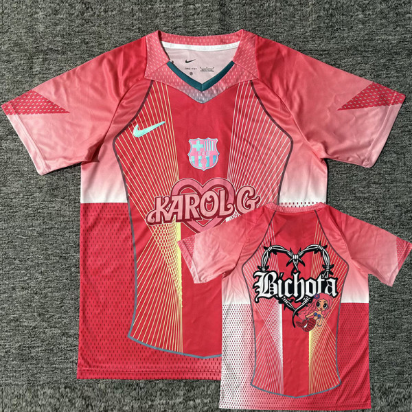 25-26 BAR Pink Concept Edition Training shirts (KA前后图)