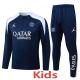25-26 PSG Jordan Royal blue Kids Half Pull Tracksuit #E25168(童装)(半拉链)