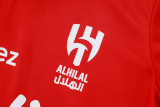 25-26 Al-Hilal Red Half Pull Tracksuit #B2599(半拉链)