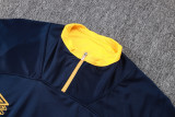 25-26 Santos FC Royal blue Half Pull Tracksuit #B25101(半拉链)