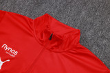 25-26 Al-Hilal Red Half Pull Tracksuit #B2599(半拉链)
