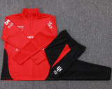 25-26 Al-Hilal Red Kids Half Pull Tracksuit #E25170(童装)(半拉链)