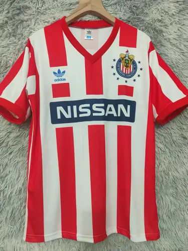 1990-1991 Chivas Guadalajara Home Retro Soccer Jersey