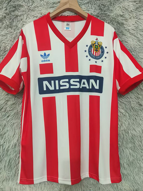 1990-1991 Chivas Guadalajara Home Retro Soccer Jersey
