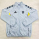 25-26 Man Utd Light gray Windbreaker (黑边)