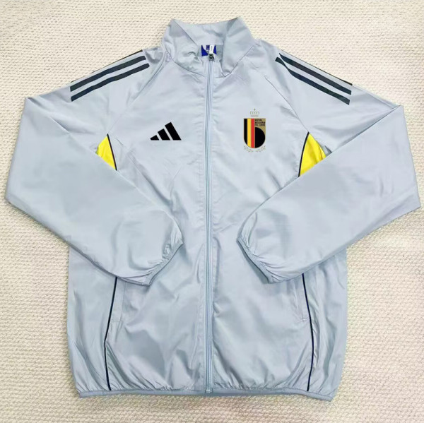 25-26 Belgium Light gray Windbreaker (黑边)