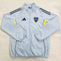 25-26 Boca Juniors Light gray Windbreaker (黑边)