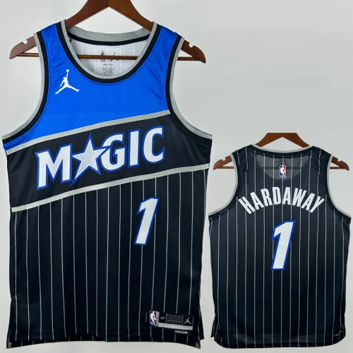 25-26 Magic HARDAWAY #1 Black Top Quality Hot Pressing NBA Jersey
