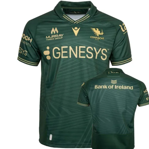 2026 CONNACHT Green Polo Rugby Jersey