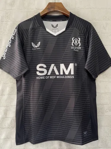 2025 ULSTER Black Rugby Jersey
