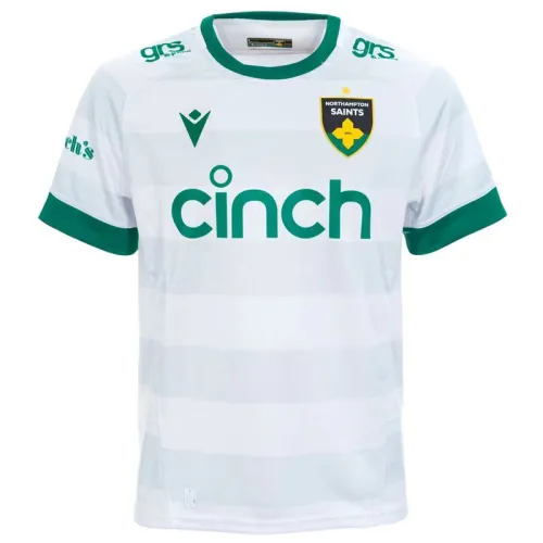 2025 Northampton Saints Away White Rugby Jersey