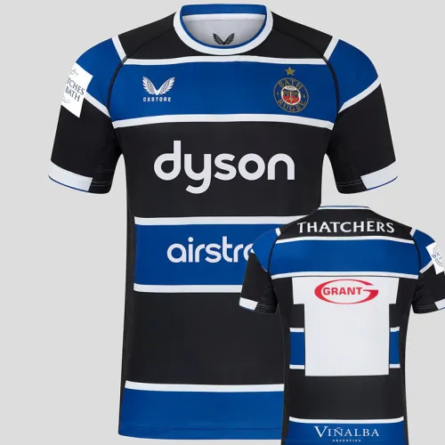 2025 Bath Home Blue Rugby Jersey