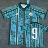 25-26 Man City Blue Green #9 Special Edition Training shirts