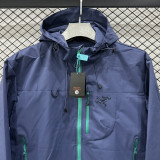 2025 ARC-TERYX Dark blue Outdoor Jackets #Y004冲锋衣