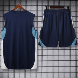 25-26 ARS Royal blue Tank top and shorts suit