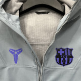 25-26 BAR Light blue Outdoor Jackets #L6605紫标软料