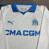 25-26 Marseille Home Long Sleeve Soccer Jersey (长袖)