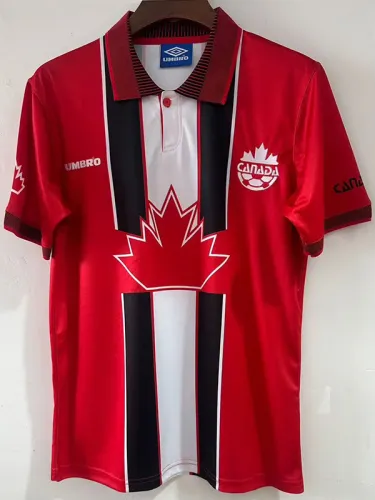1998 Canada Home Retro Soccer Jersey