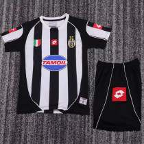2002-2003 JUV Home Kids Retro Soccer Jersey