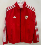 25-26 Sevilla Red & White Double Sided Windbreaker (双面风衣)