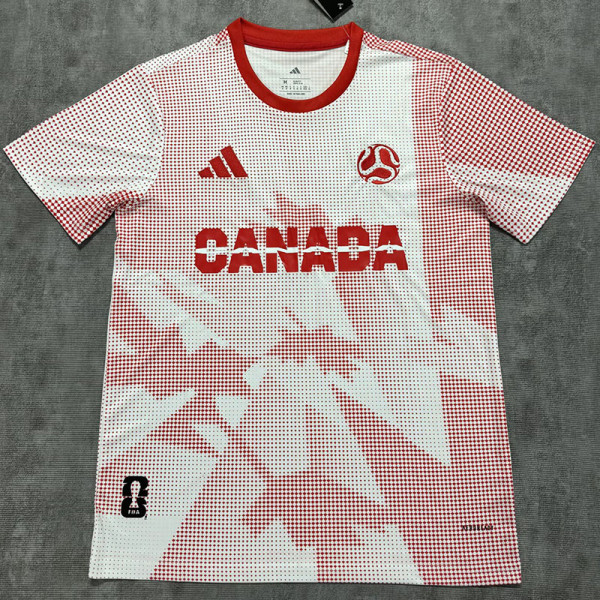 2026 Canada World Cup Culture Promotion Red Training shirts