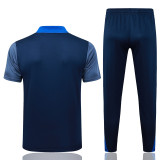 25-26 PSG Royal blue Short shirts and Long trousers Suit #C2569