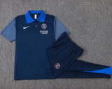 25-26 PSG Royal blue Short shirts and Long trousers Suit #C2569