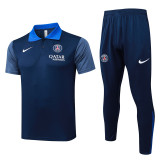 25-26 PSG Royal blue Short shirts and Long trousers Suit #C2569