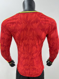 26-27 Belgium Home Long Sleeve Player Version Soccer Jersey (长袖球员)