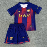 25-26 BAR Home Derby Kids Soccer Jersey (P德比版)