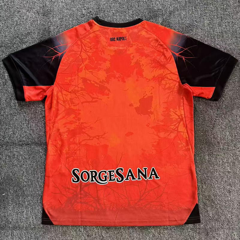 US$ 14.50 - 25-26 Napoli Halloween Orange Fans Soccer Jersey - m