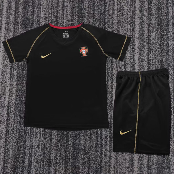2006 Portugal Away Kids Retro Soccer Jersey