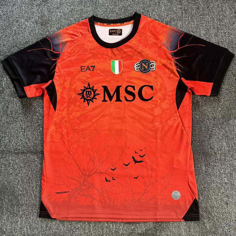 US$ 14.50 - 25-26 Napoli Halloween Orange Fans Soccer Jersey - m