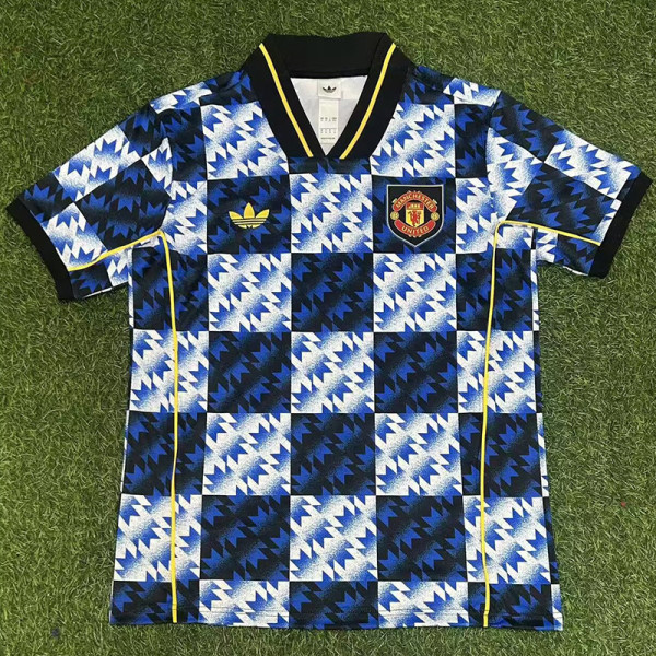 25-26 Man Utd Blue Grey Special Edition Fans Training shirts