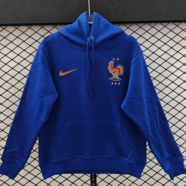 25-26 France Fancy blue Hoody 彩蓝色(加绒)