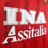 1999-2000 Roma Home Long Sleeve Retro Soccer Jersey (长袖)