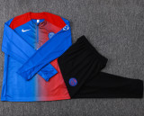25-26 PSG Blue Red Half Pull Tracksuit # B25118(半拉链)